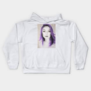 Her Purple Kids Hoodie